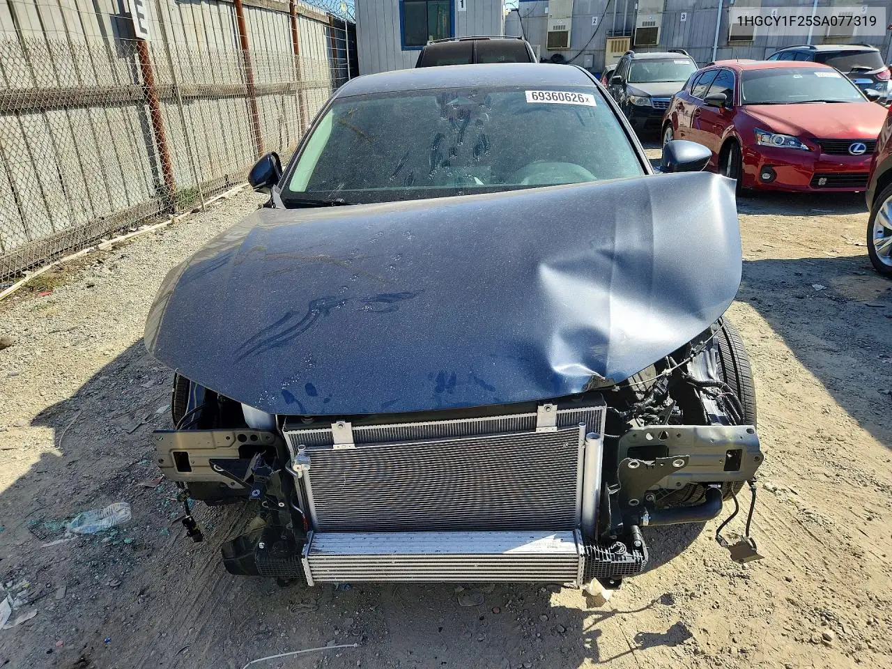 2025 HONDA ACCORD VIN 1HGCY1F25SA077319 — фото 5