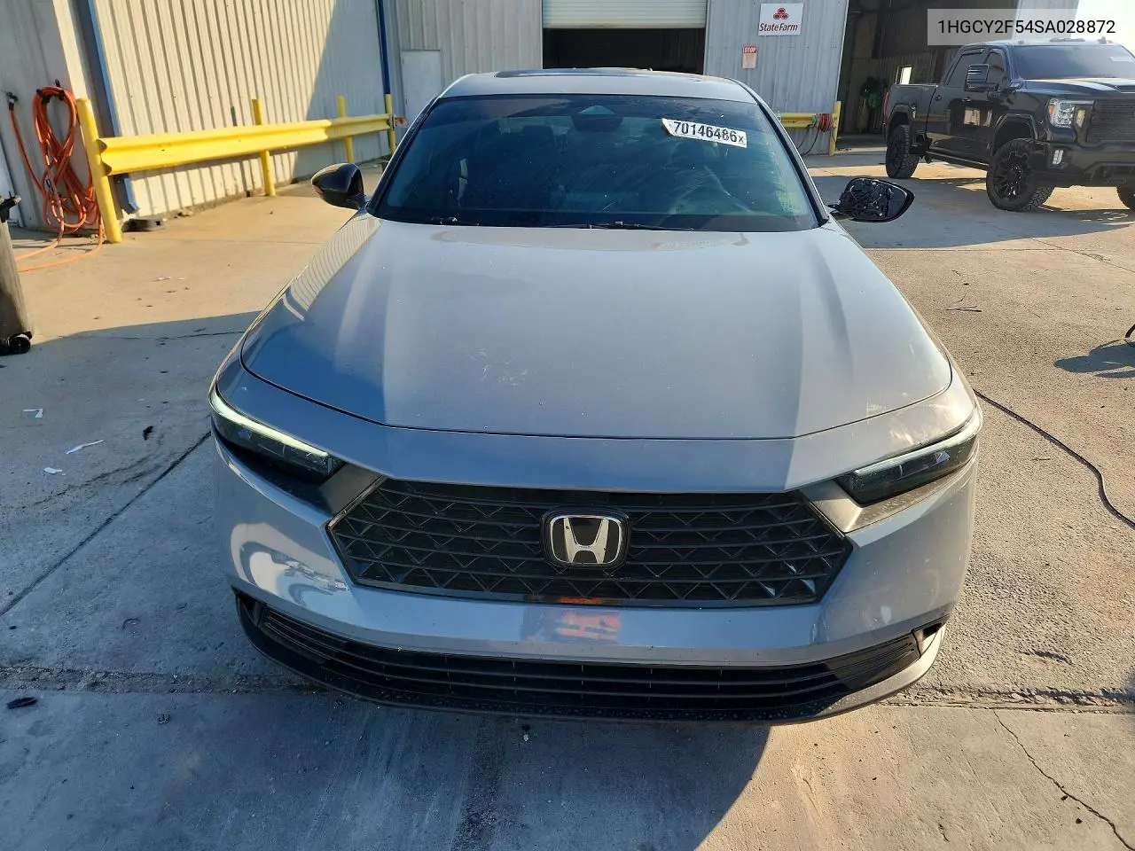 2025 HONDA ACCORD VIN 1HGCY2F54SA028872 — фото 5