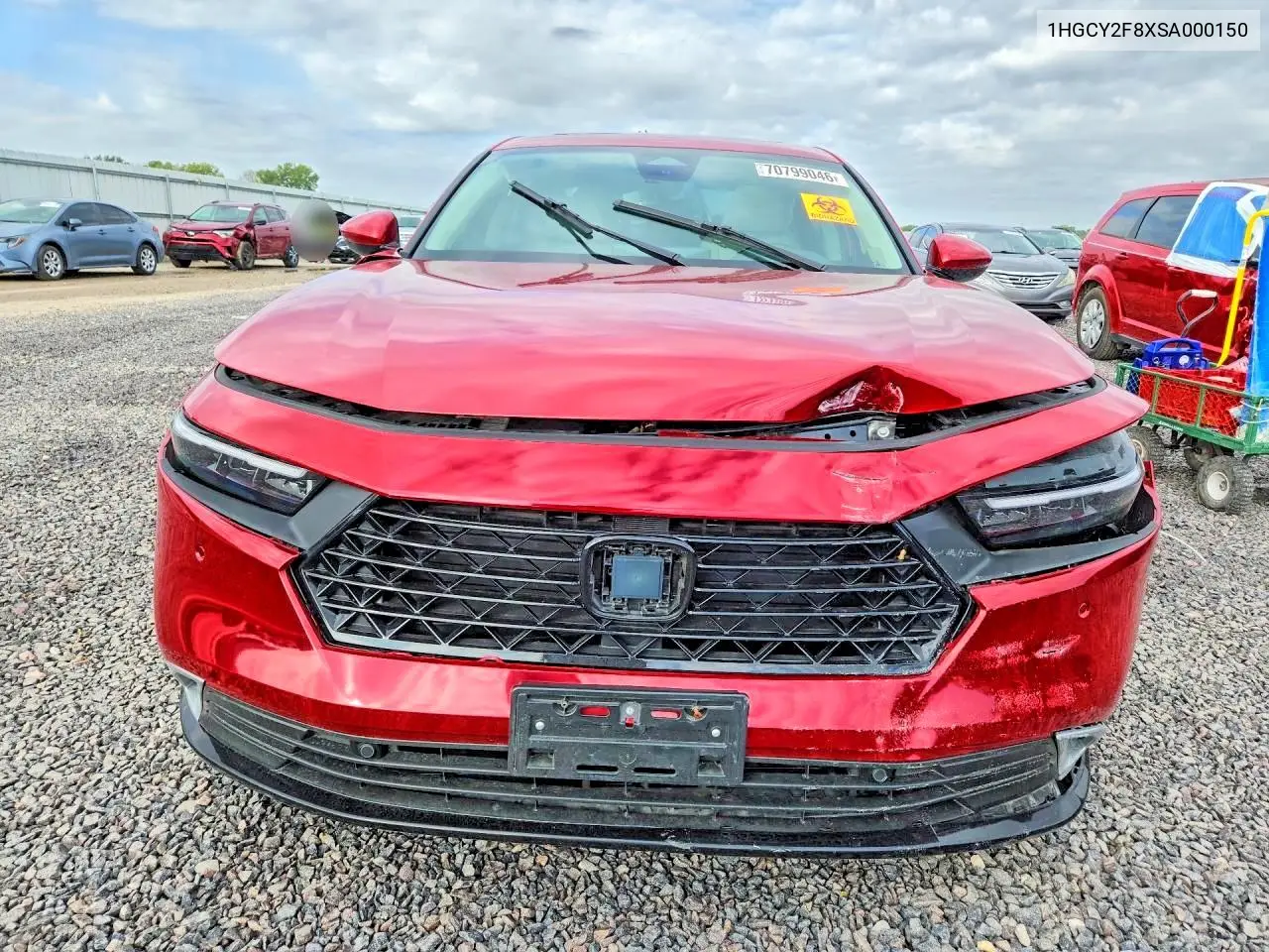 2025 HONDA ACCORD VIN 1HGCY2F8XSA000150 — фото 5