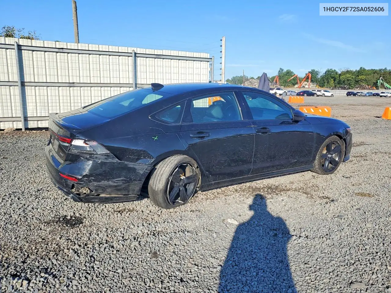 2025 HONDA ACCORD VIN 1HGCY2F72SA052606 — фото 3