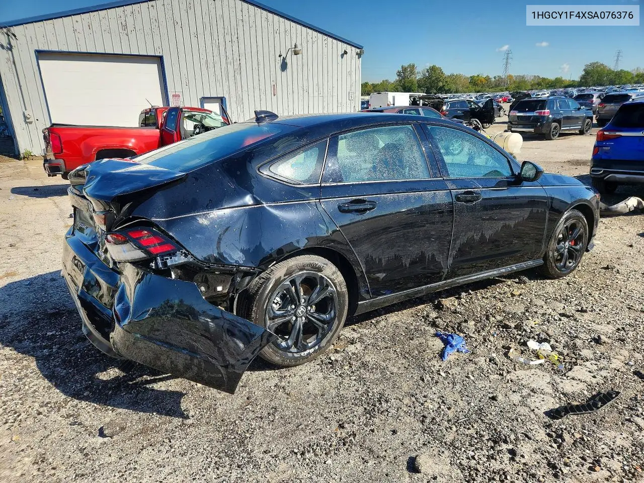 2025 HONDA ACCORD VIN 1HGCY1F4XSA076376 — фото 3