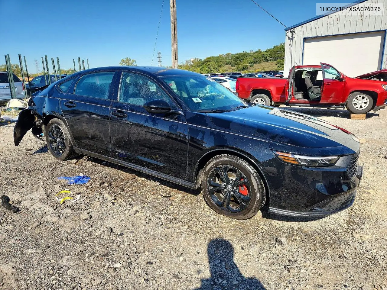 2025 HONDA ACCORD VIN 1HGCY1F4XSA076376 — фото 4