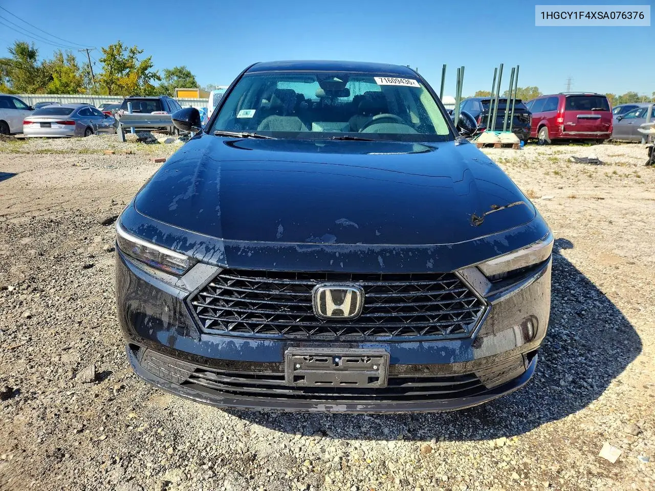 2025 HONDA ACCORD VIN 1HGCY1F4XSA076376 — фото 5