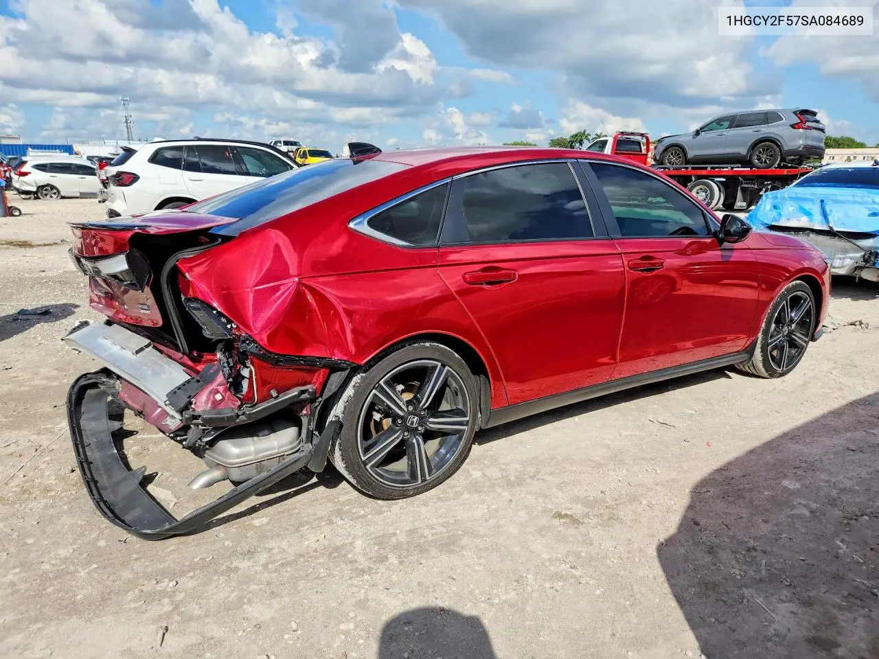 2025 HONDA ACCORD VIN 1HGCY2F57SA084689 — фото 3