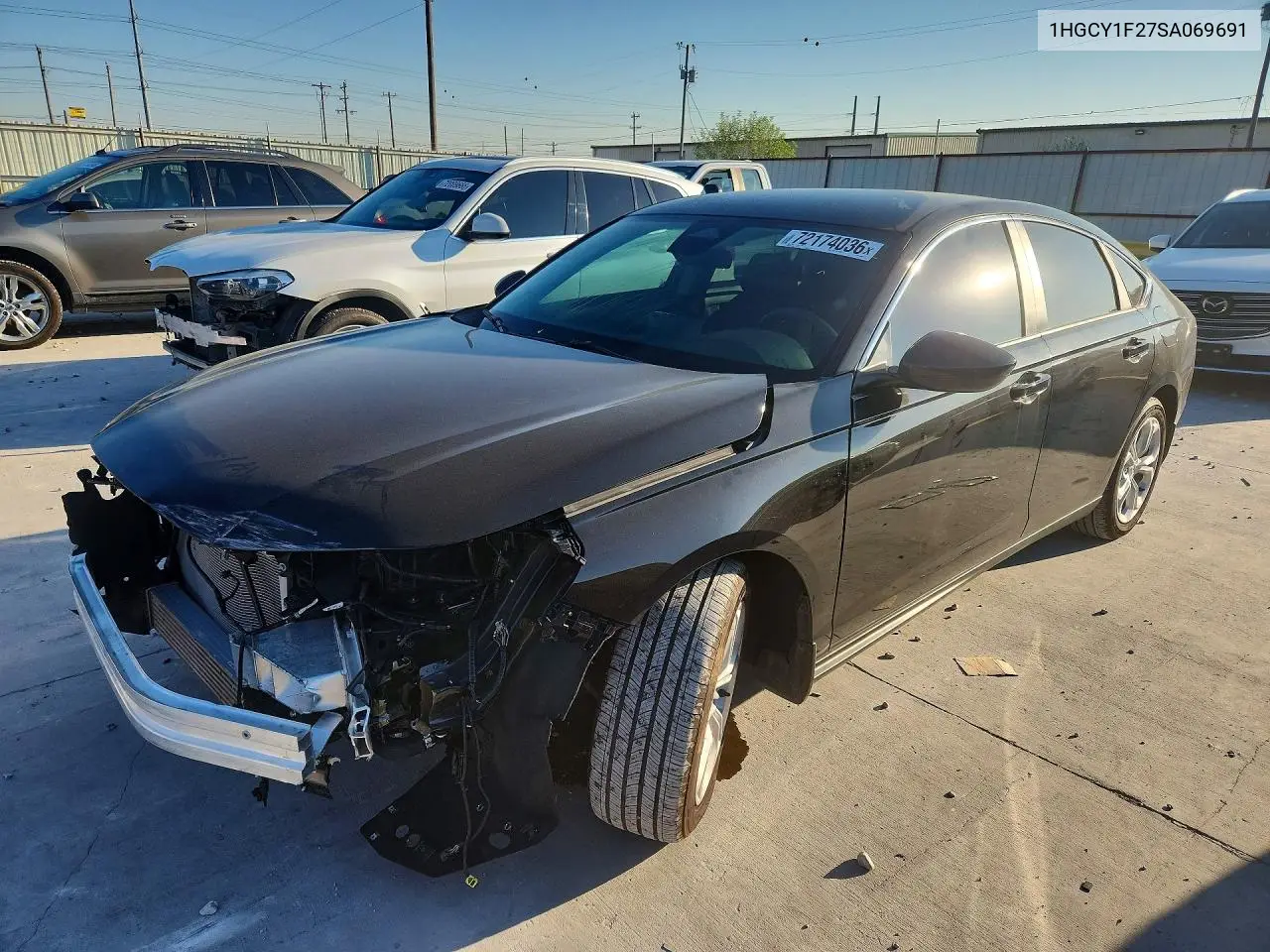 HONDA ACCORD 2025, VIN 1HGCY1F27SA069691
