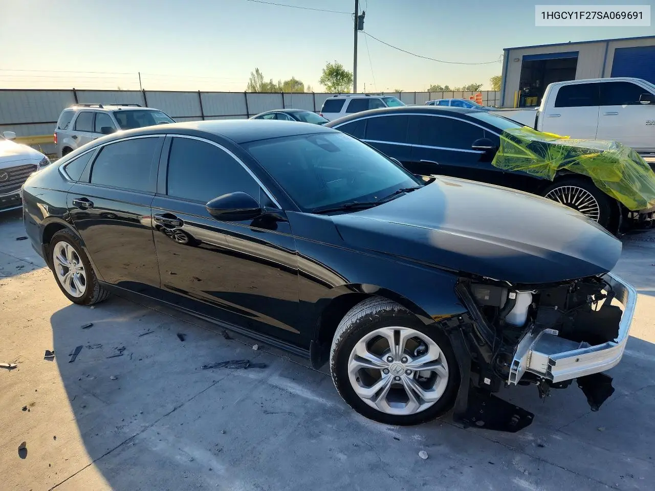 2025 HONDA ACCORD VIN 1HGCY1F27SA069691 — фото 4