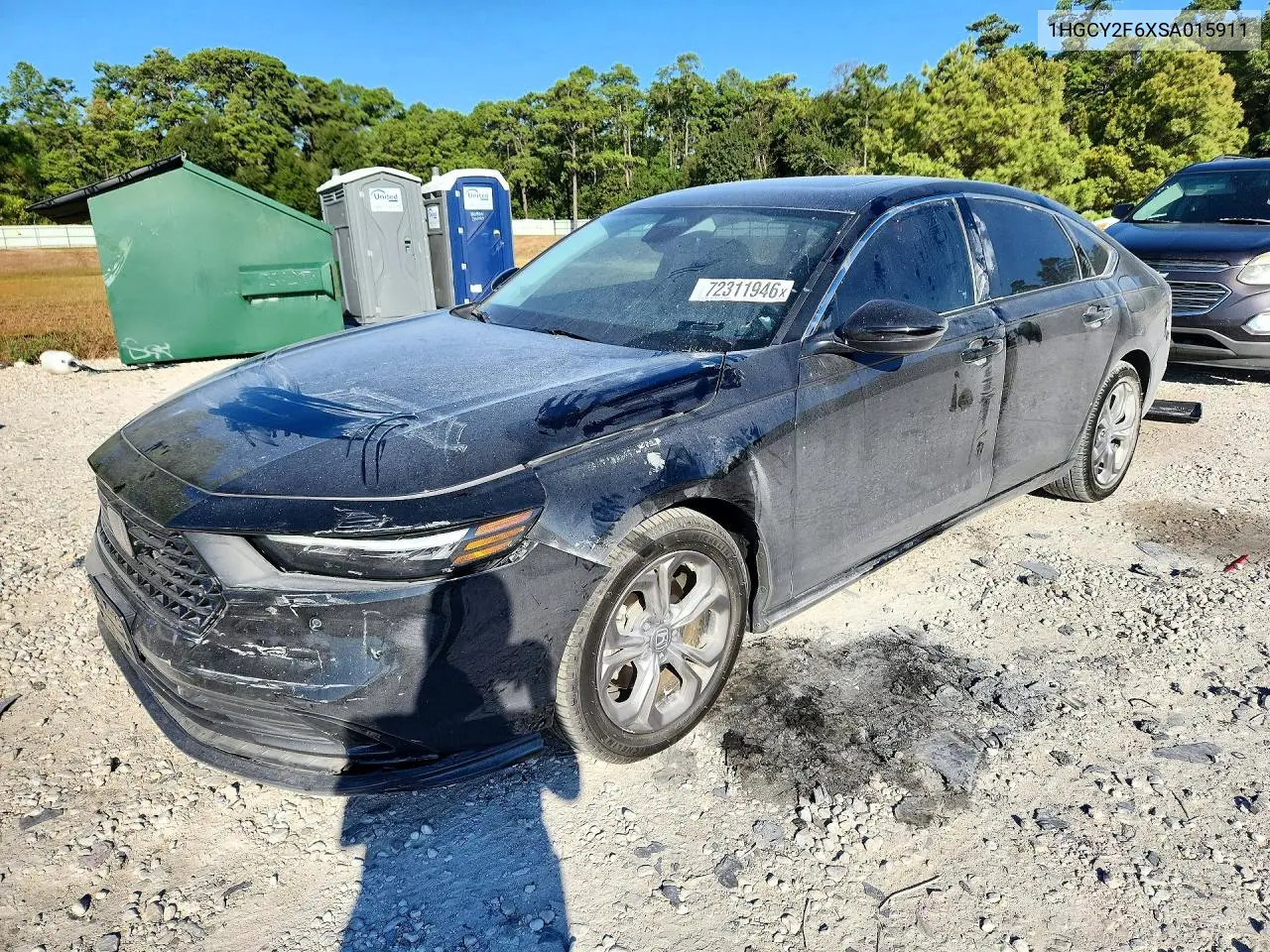 HONDA ACCORD 2025, VIN 1HGCY2F6XSA015911