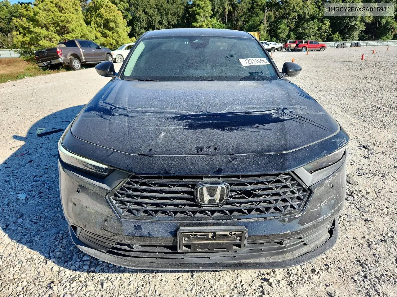 2025 HONDA ACCORD VIN 1HGCY2F6XSA015911 — фото 5