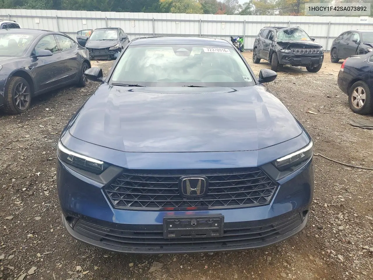 2025 HONDA ACCORD VIN 1HGCY1F42SA073892 — фото 5