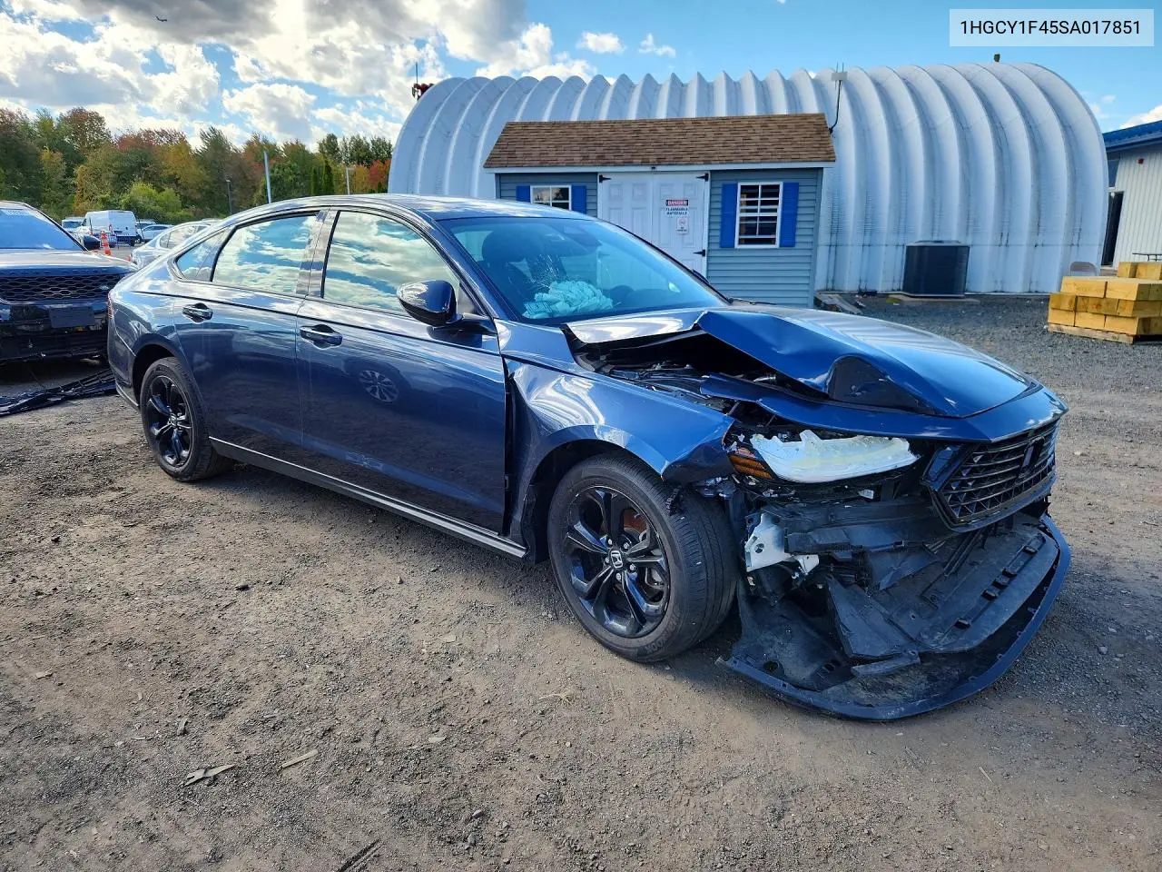 2025 HONDA ACCORD VIN 1HGCY1F45SA017851 — фото 4