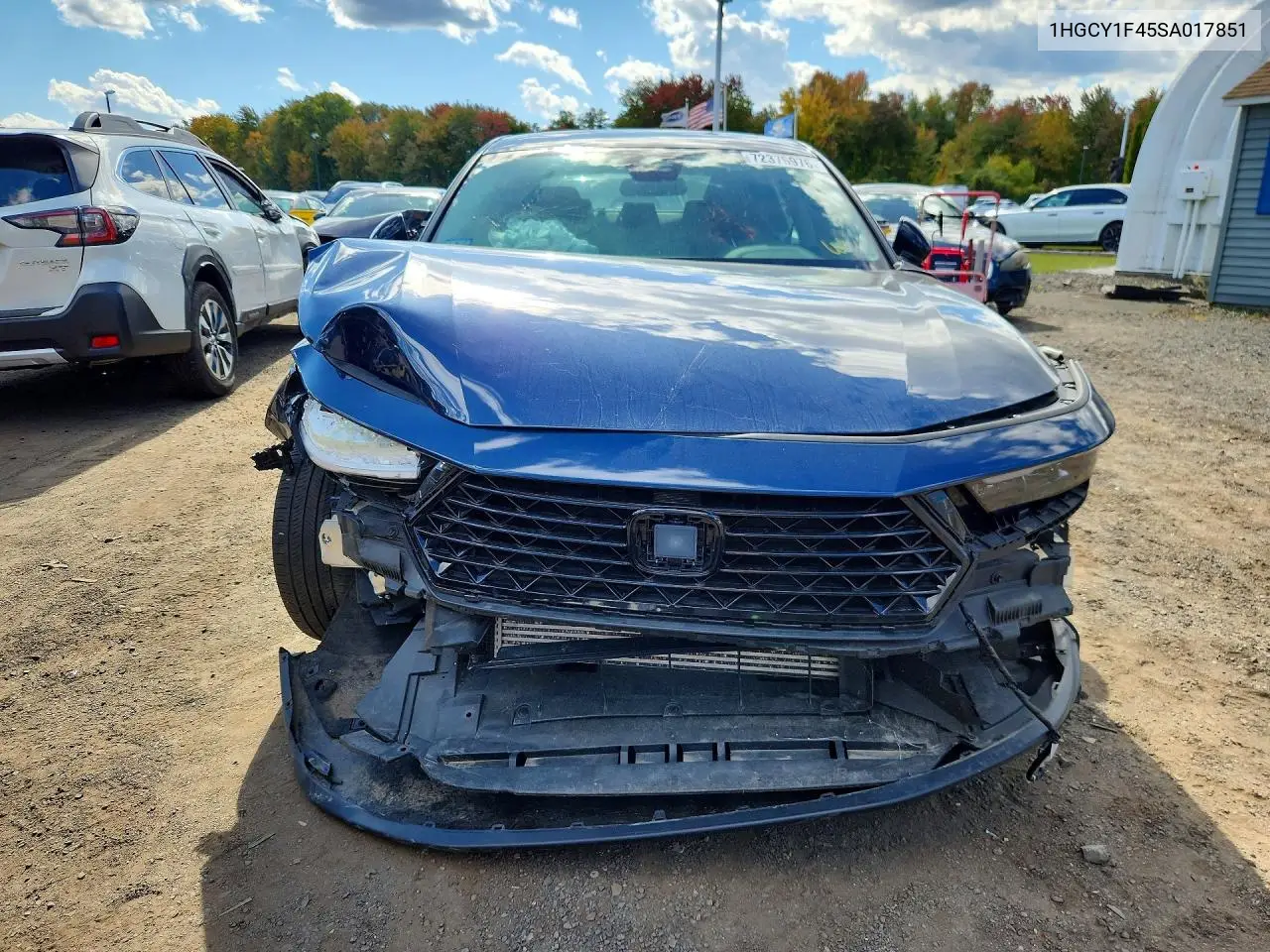 2025 HONDA ACCORD VIN 1HGCY1F45SA017851 — фото 5