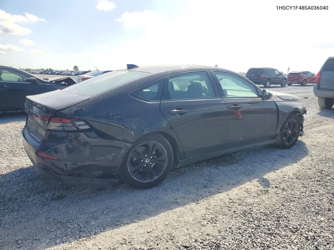 2025 HONDA ACCORD VIN 1HGCY1F48SA036040 — фото 3