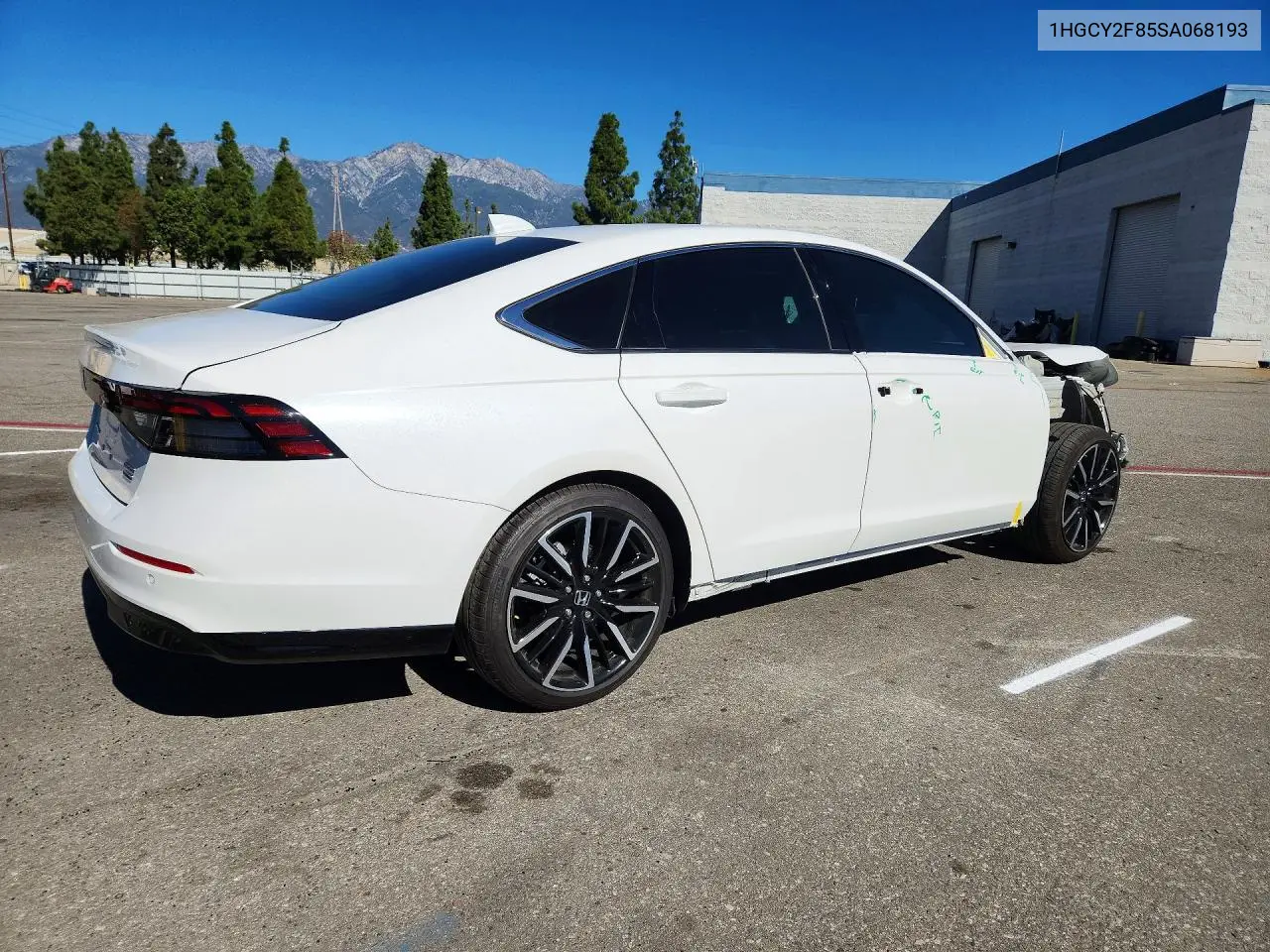 2025 HONDA ACCORD VIN 1HGCY2F85SA068193 — фото 3