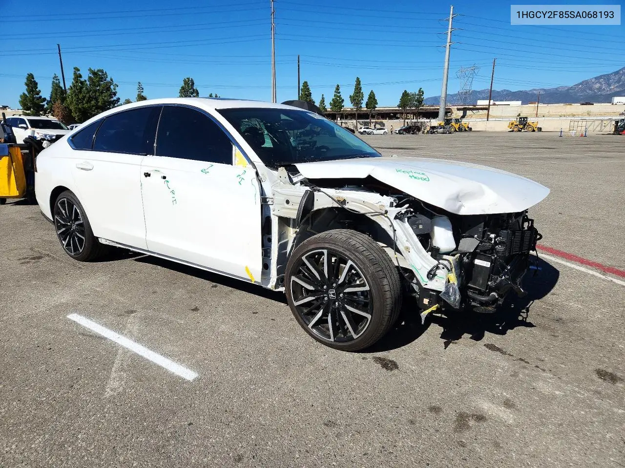 2025 HONDA ACCORD VIN 1HGCY2F85SA068193 — фото 4