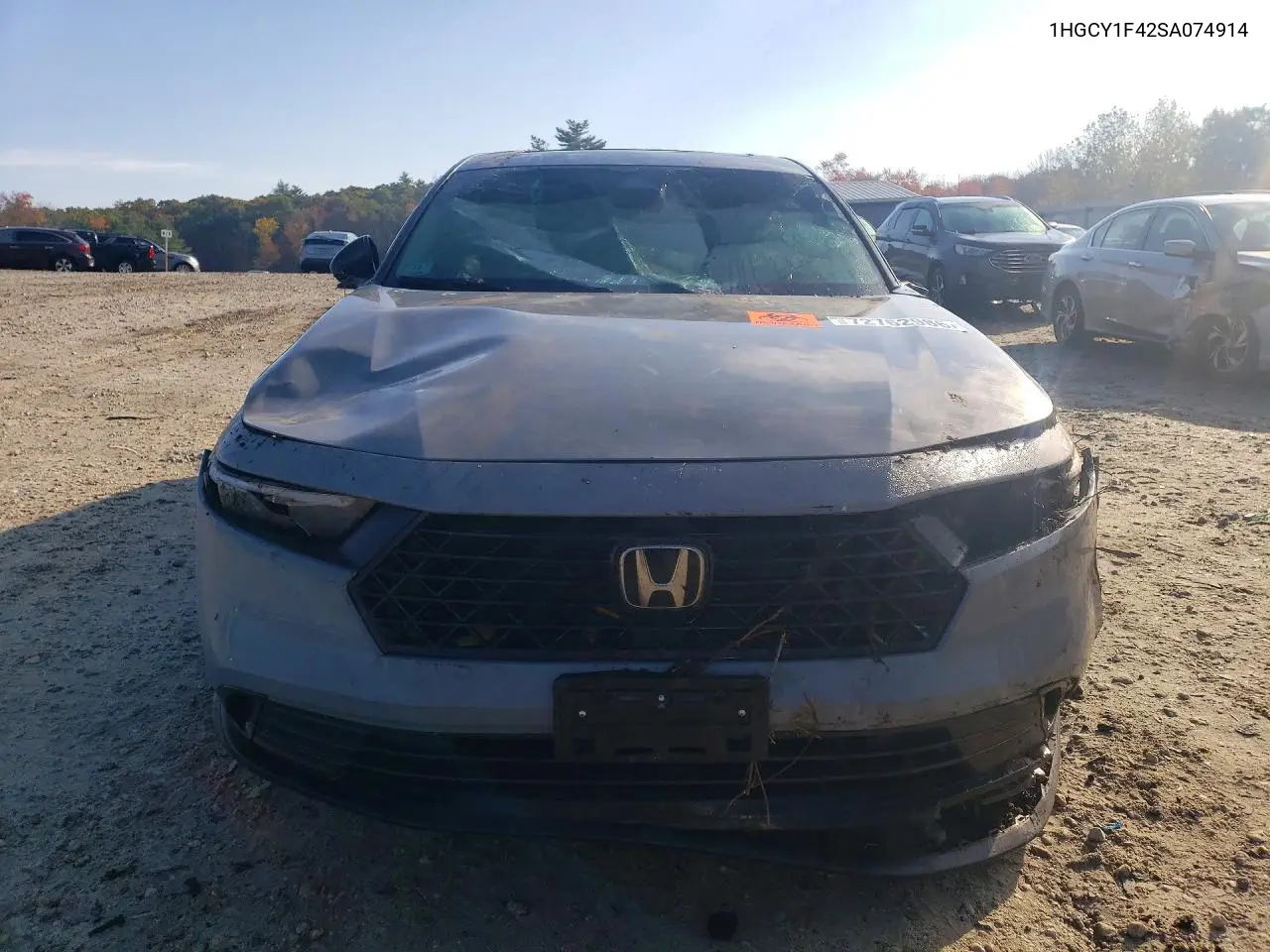 2025 HONDA ACCORD VIN 1HGCY1F42SA074914 — фото 5