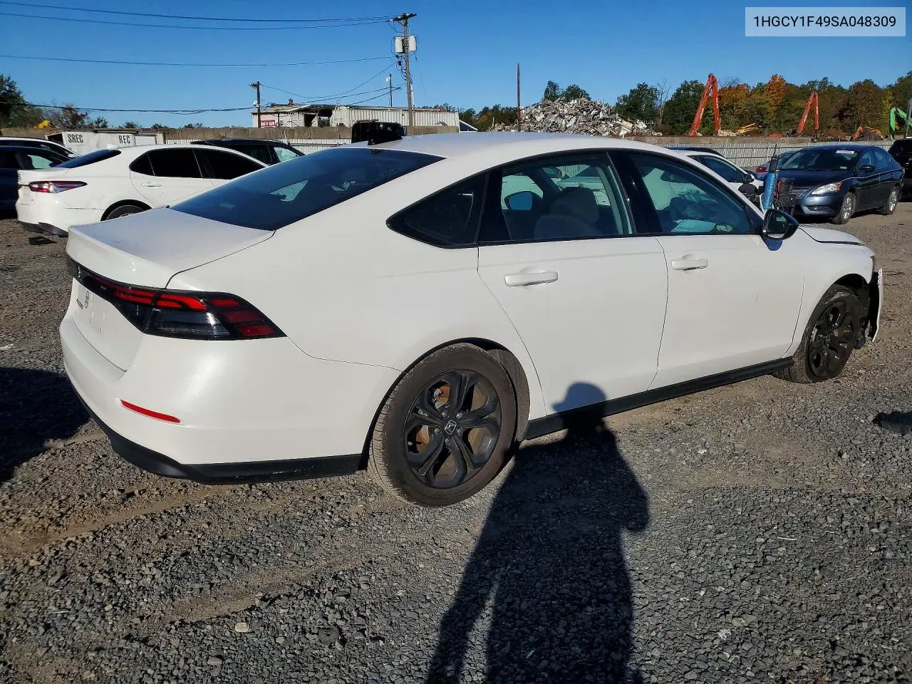 2025 HONDA ACCORD VIN 1HGCY1F49SA048309 — фото 3