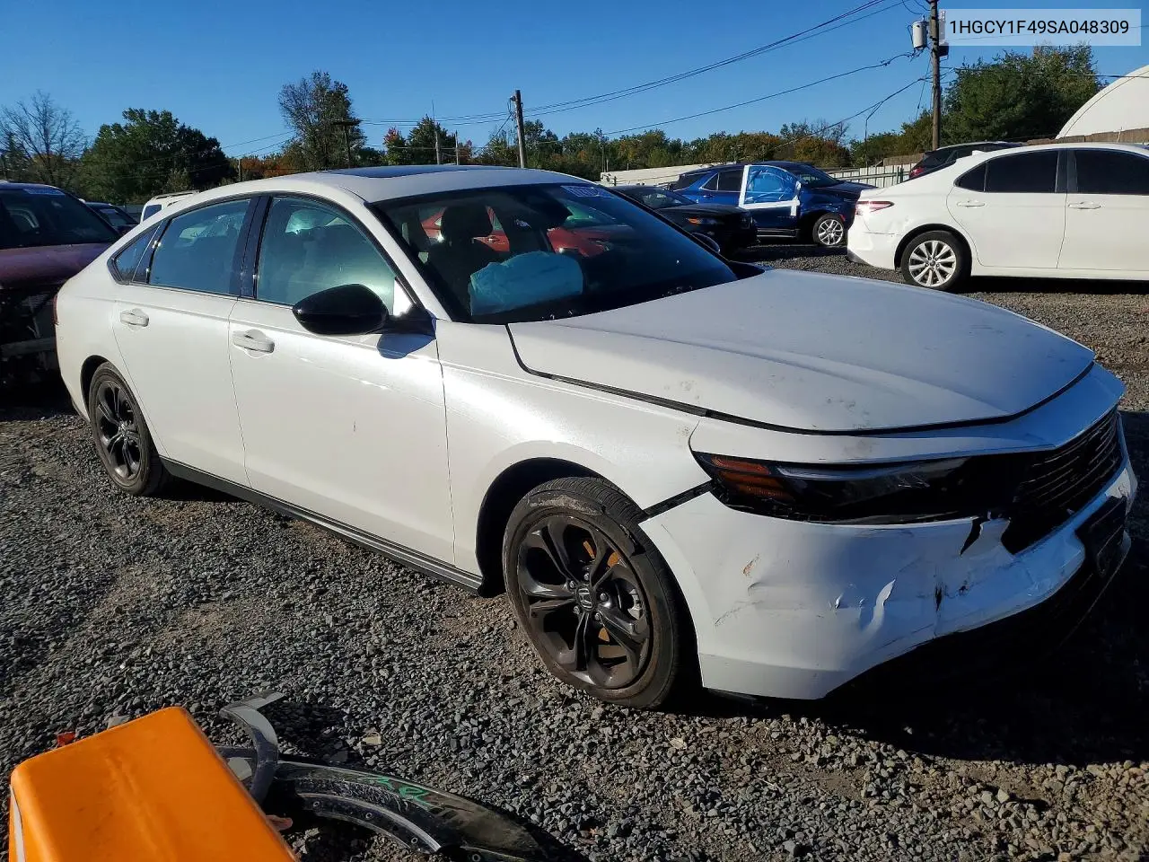 2025 HONDA ACCORD VIN 1HGCY1F49SA048309 — фото 4