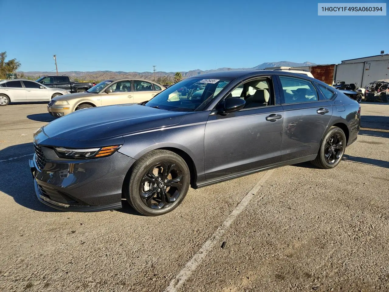 HONDA ACCORD 2025, VIN 1HGCY1F49SA060394