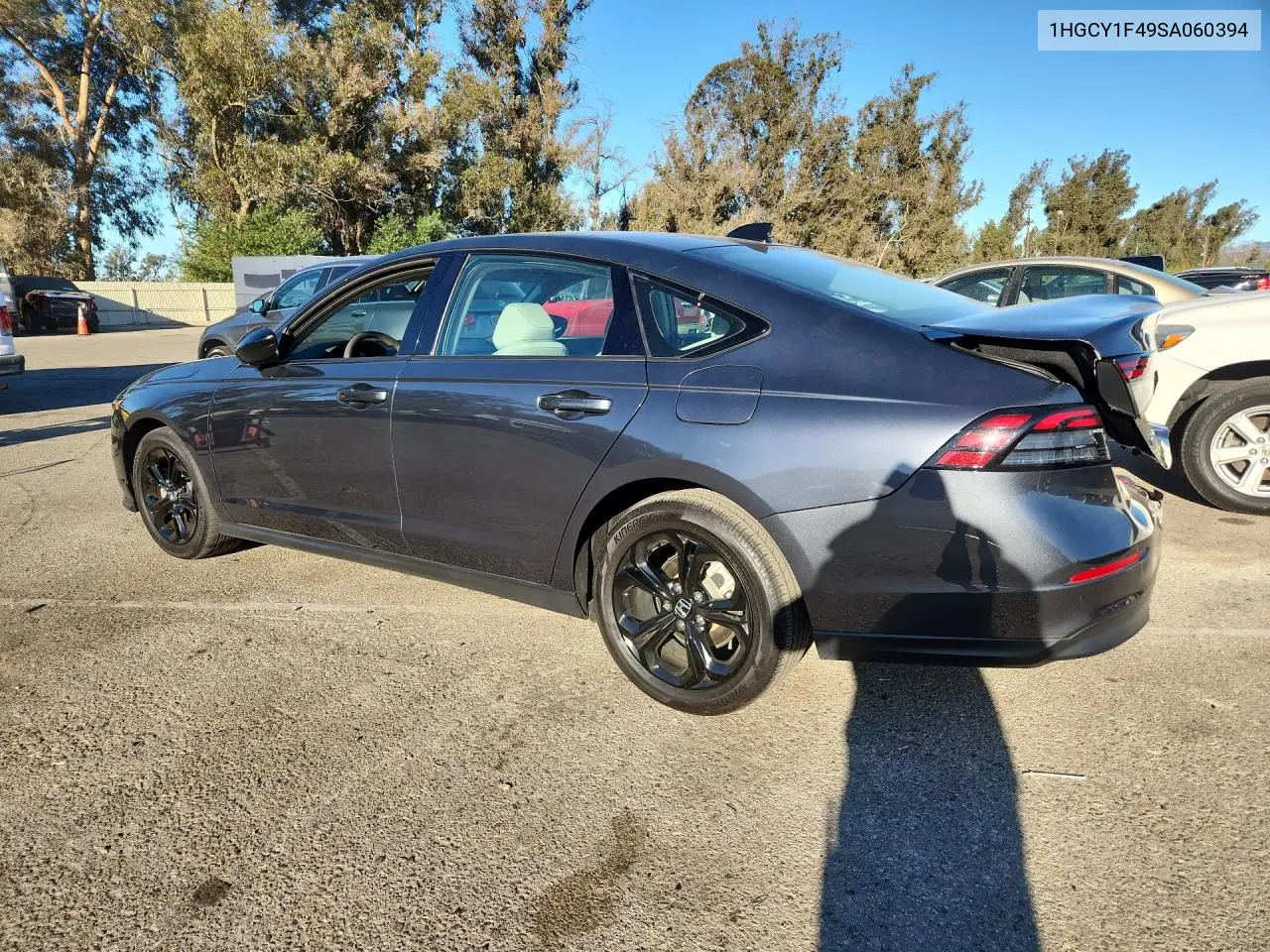 2025 HONDA ACCORD VIN 1HGCY1F49SA060394 — фото 2
