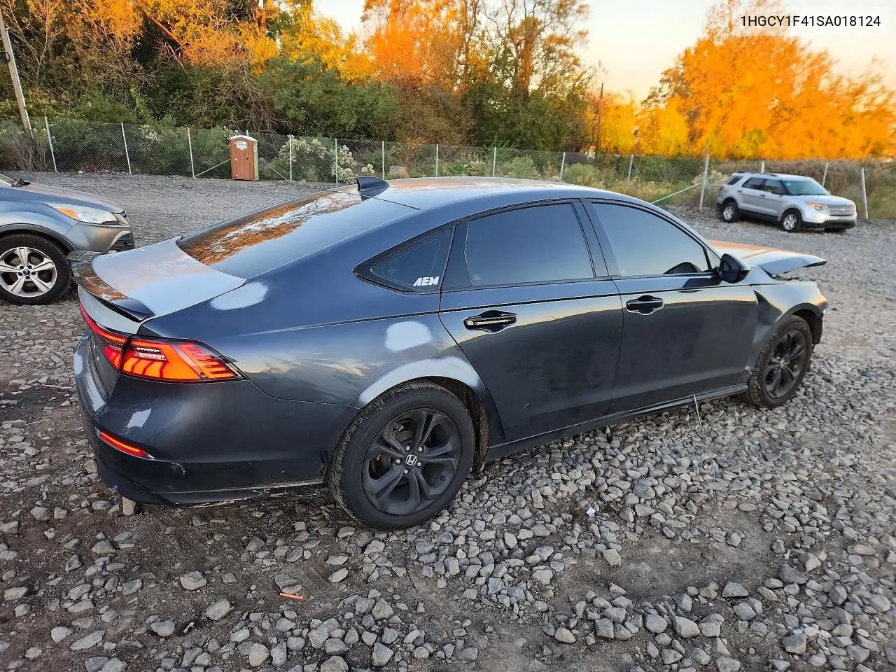2025 HONDA ACCORD VIN 1HGCY1F41SA018124 — фото 3