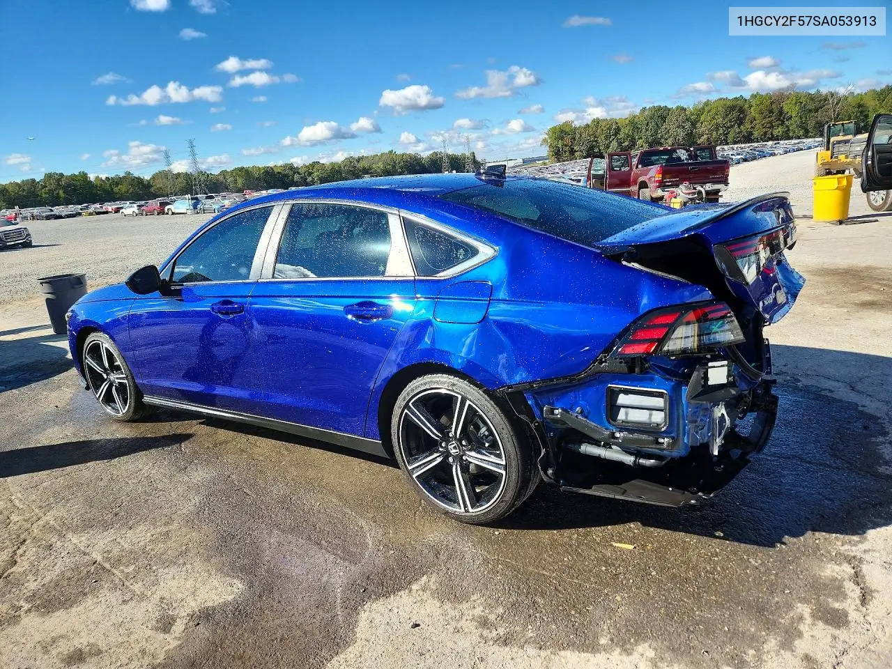 2025 HONDA ACCORD VIN 1HGCY2F57SA053913 — фото 2