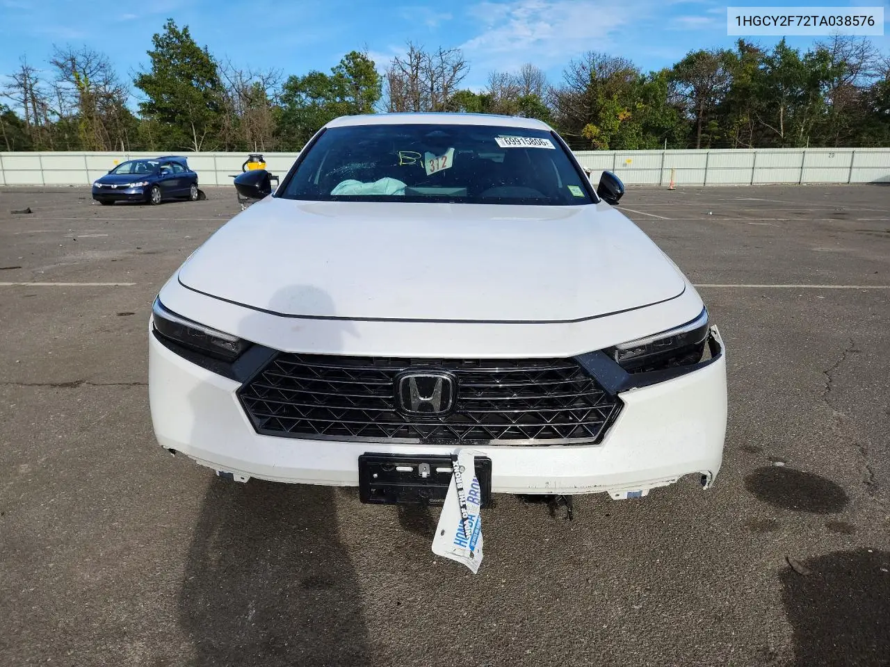 2026 HONDA ACCORD VIN 1HGCY2F72TA038576 — фото 5