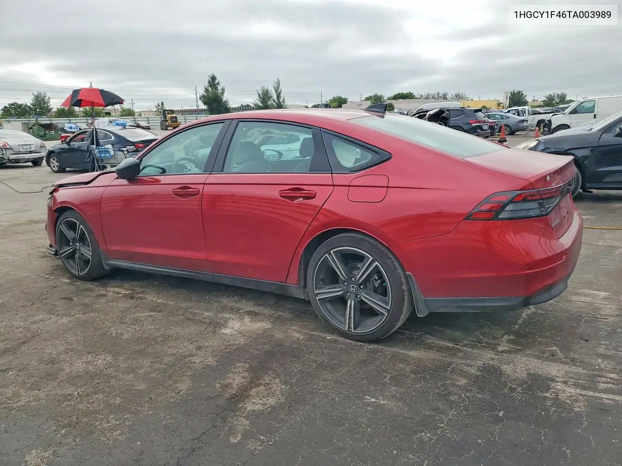 2026 HONDA ACCORD VIN 1HGCY1F46TA003989 — фото 2