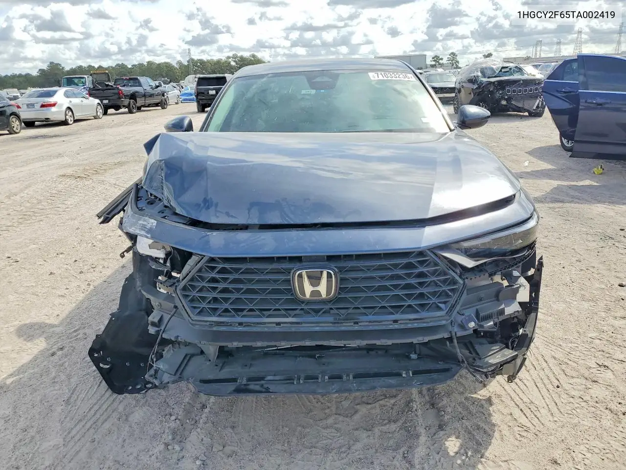2026 HONDA ACCORD VIN 1HGCY2F65TA002419 — фото 5