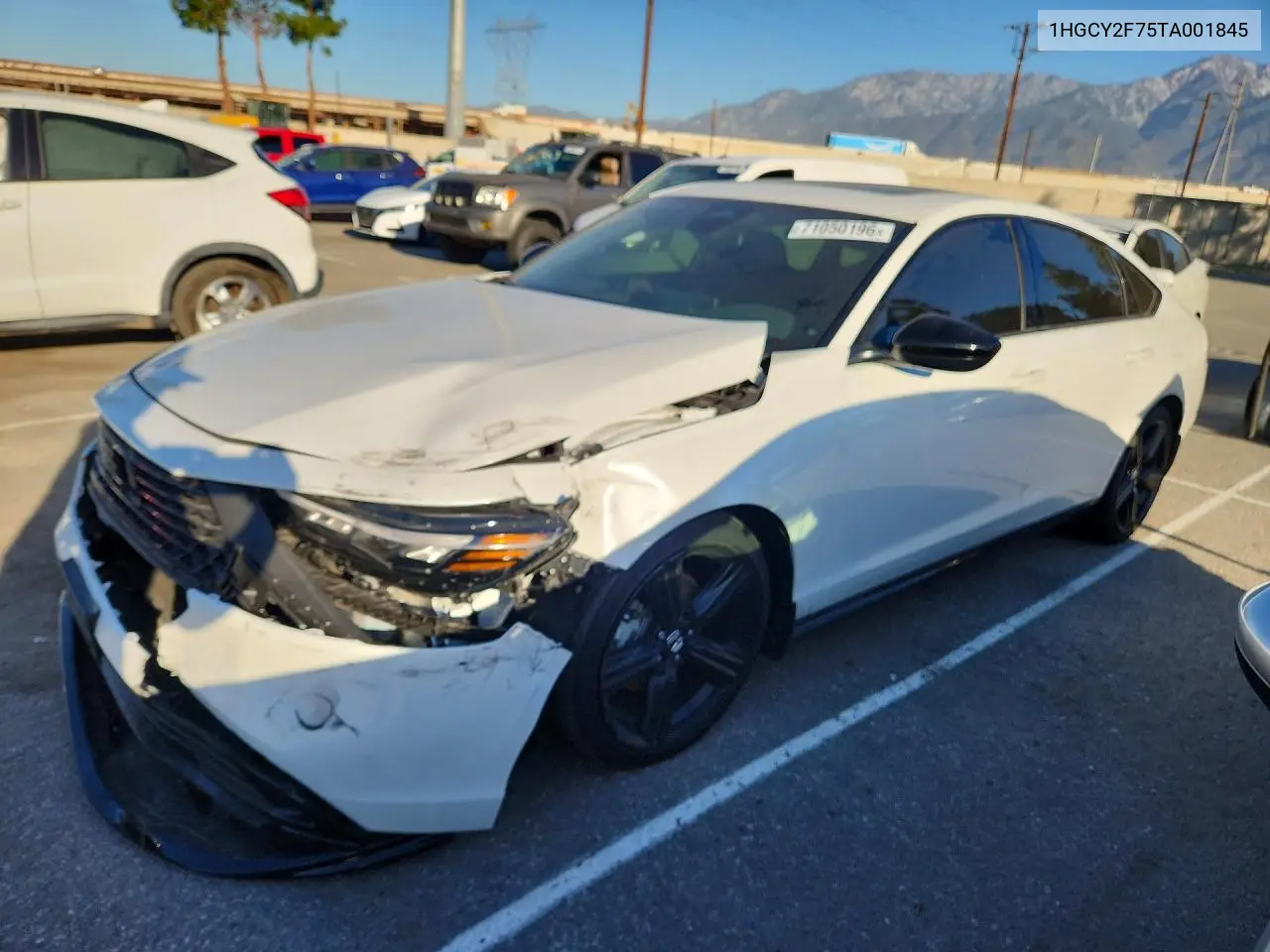 HONDA ACCORD 2026, VIN 1HGCY2F75TA001845