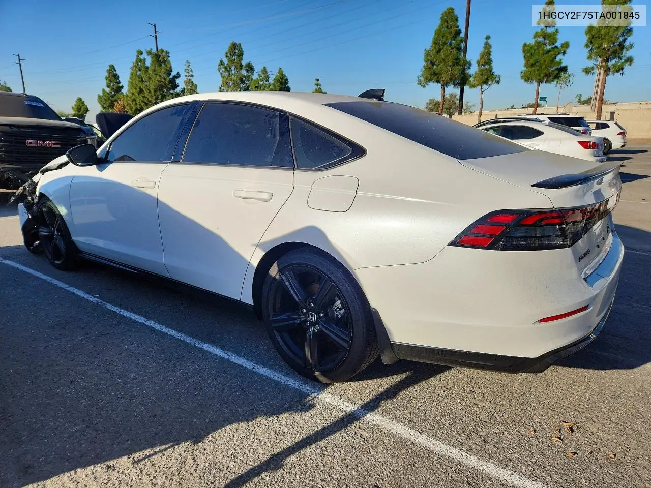 2026 HONDA ACCORD VIN 1HGCY2F75TA001845 — фото 2