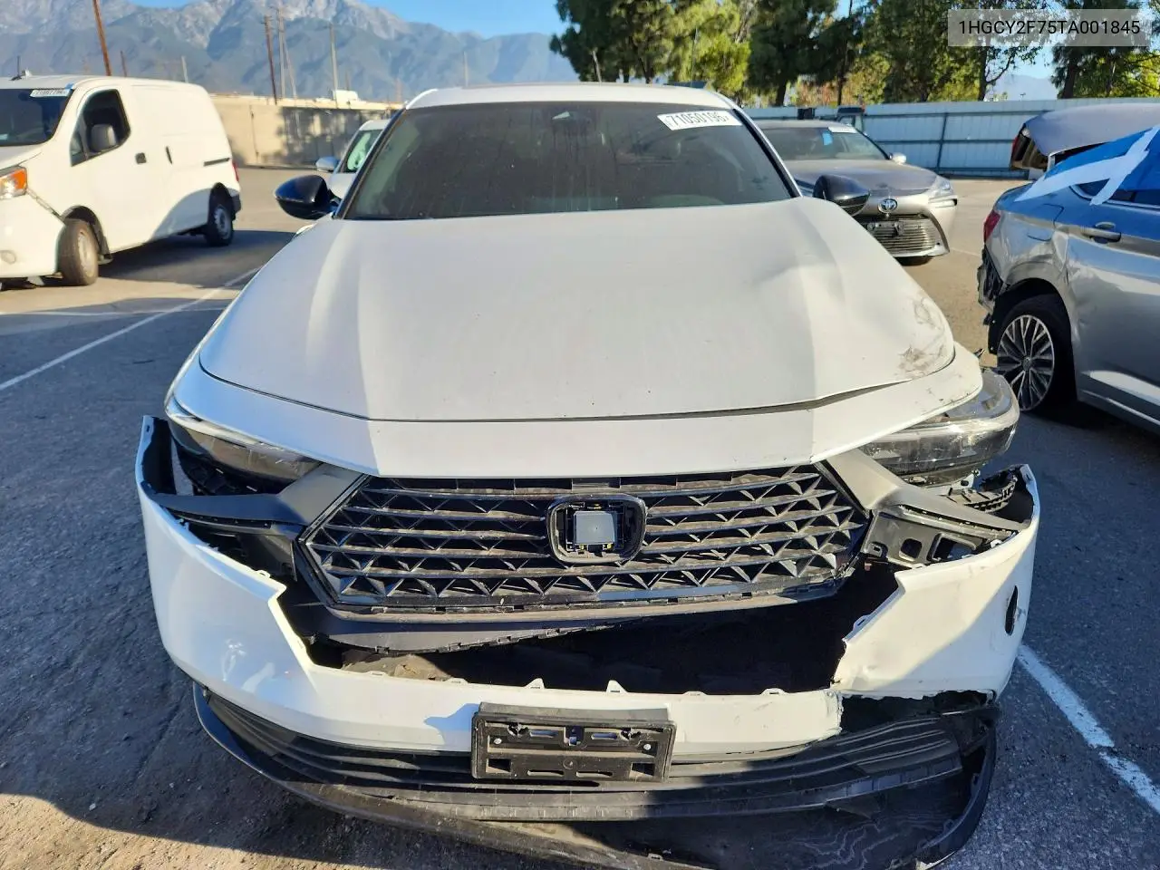 2026 HONDA ACCORD VIN 1HGCY2F75TA001845 — фото 5