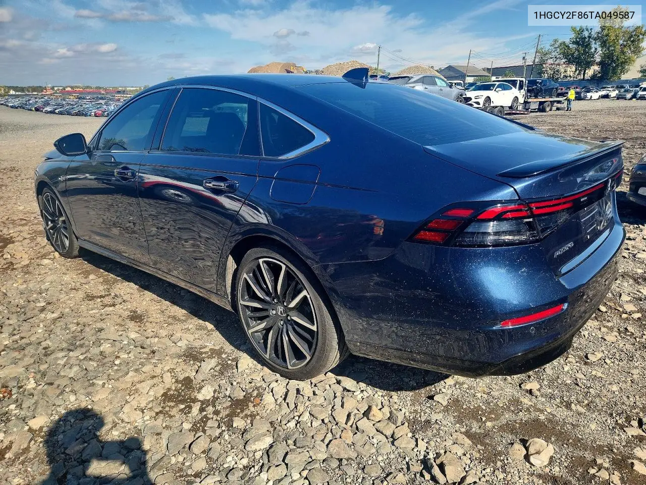 2026 HONDA ACCORD VIN 1HGCY2F86TA049587 — фото 3