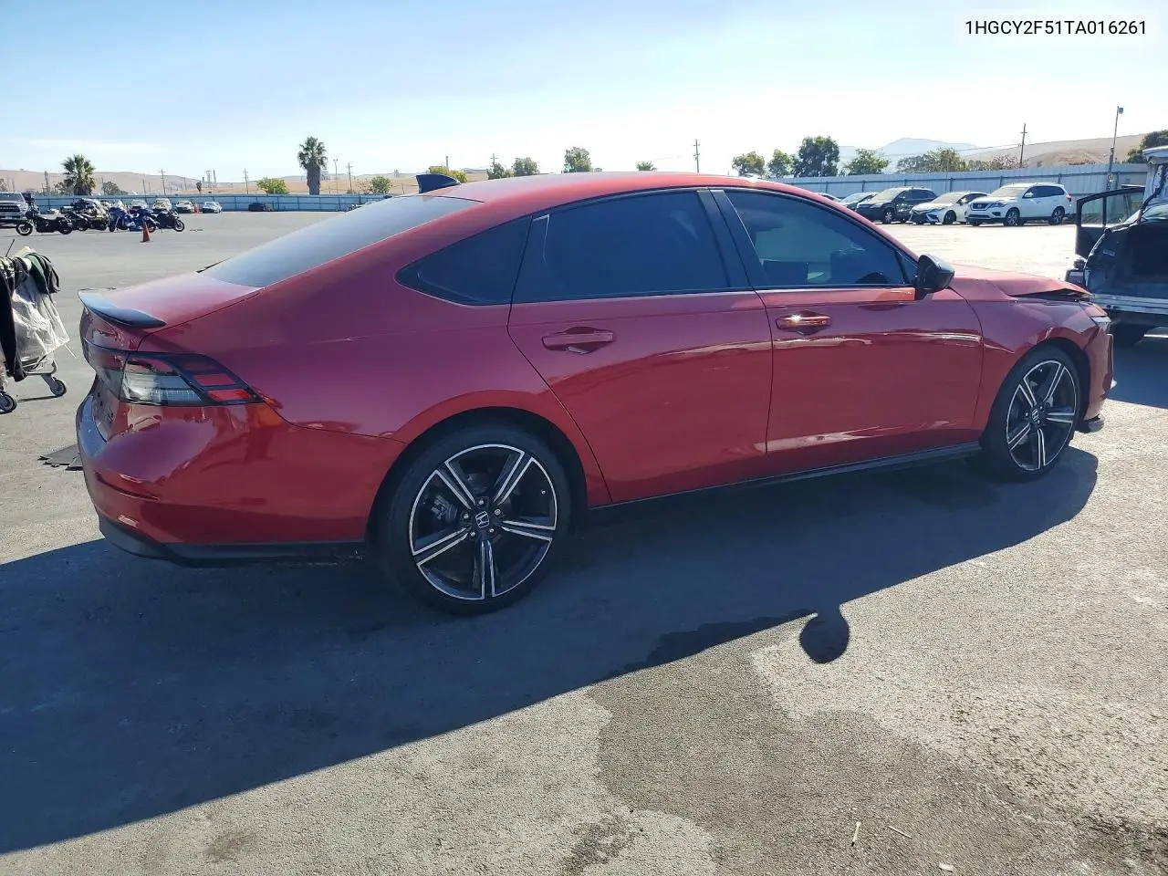 2026 HONDA ACCORD VIN 1HGCY2F51TA016261 — фото 3