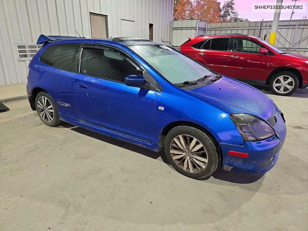 2003 HONDA CIVIC VIN SHHEP33533U407082 — фото 4