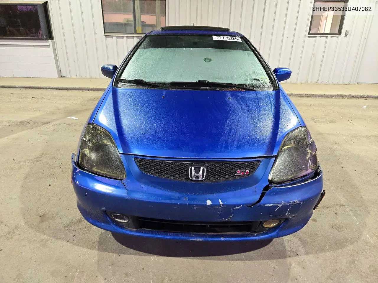2003 HONDA CIVIC VIN SHHEP33533U407082 — фото 5