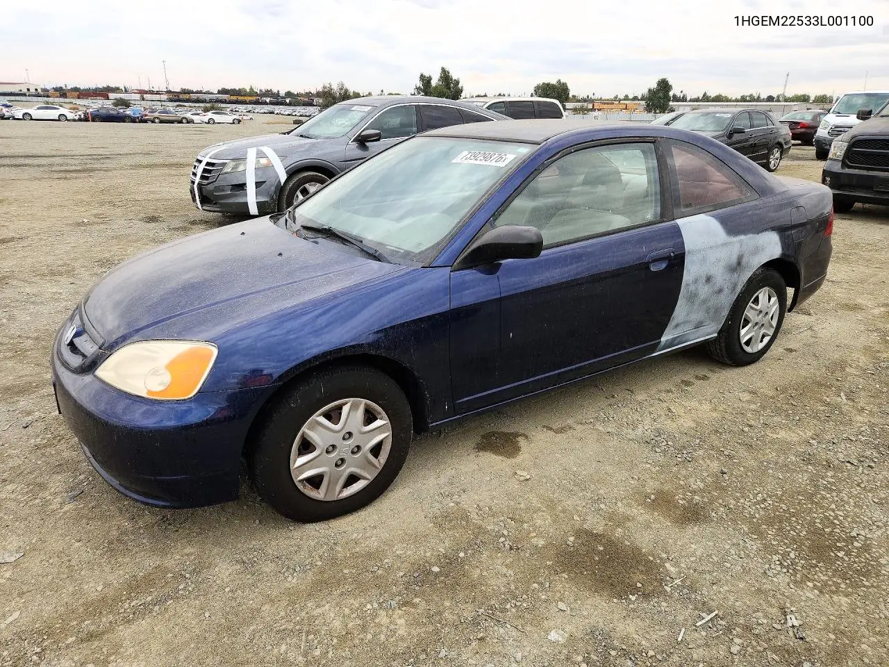 HONDA CIVIC 2003, VIN 1HGEM22533L001100