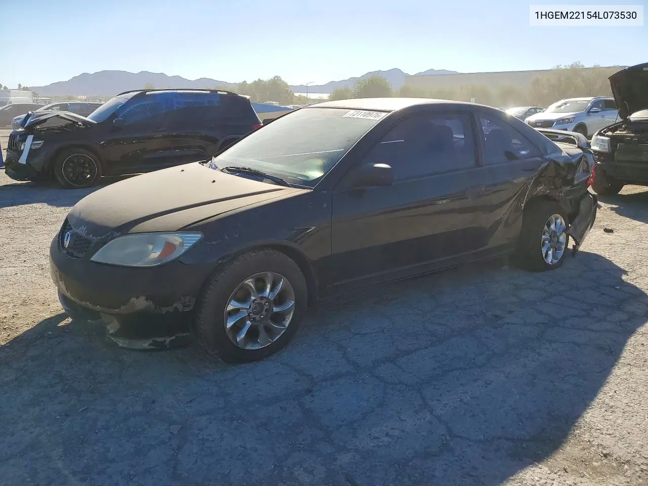 HONDA CIVIC 2004, VIN 1HGEM22154L073530