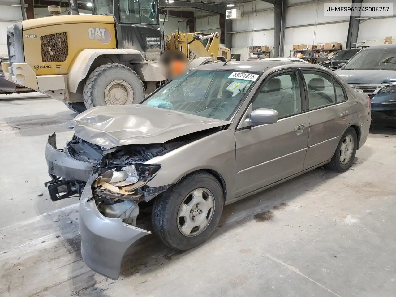 HONDA CIVIC 2004, VIN JHMES96674S006757