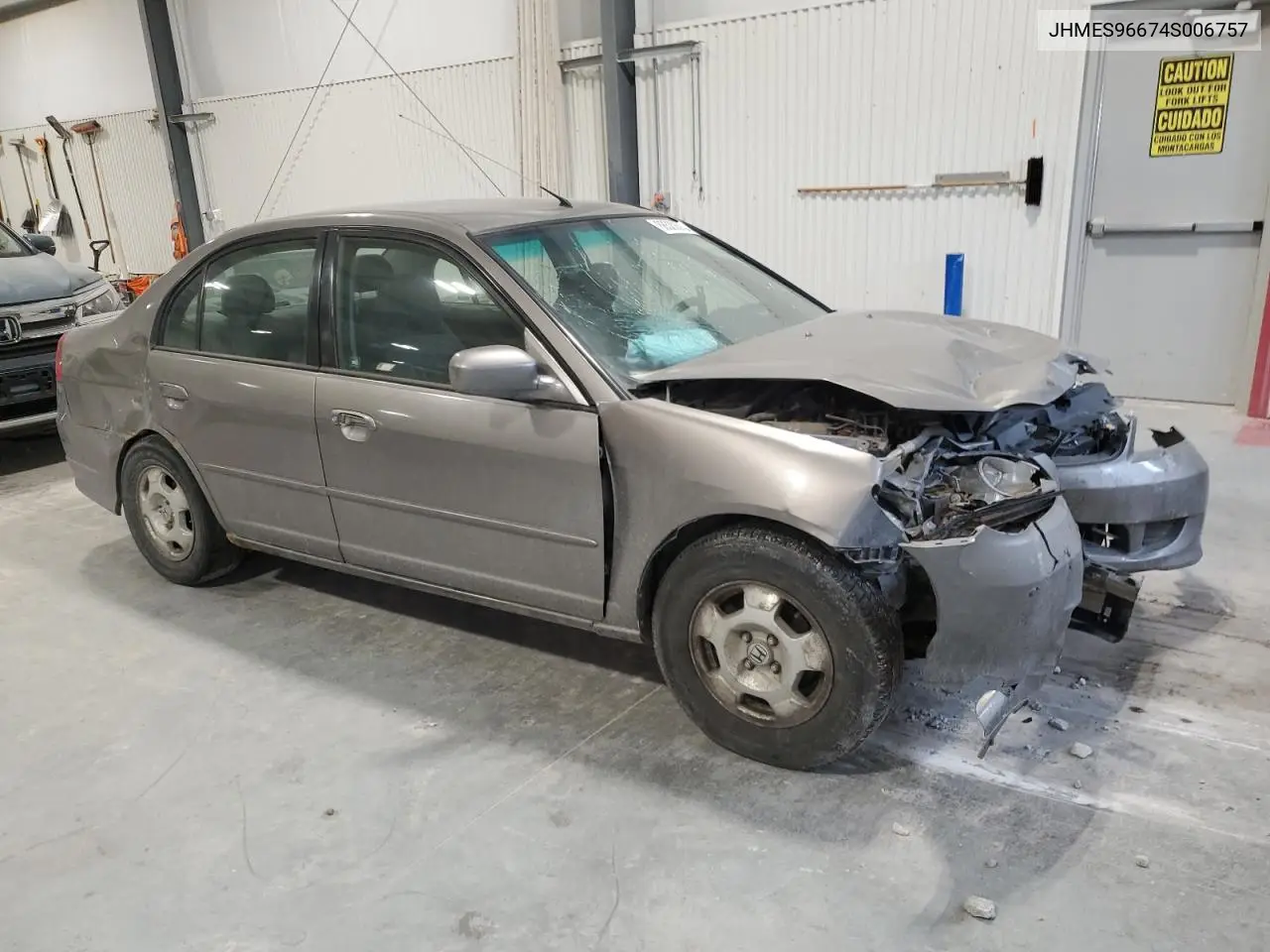2004 HONDA CIVIC VIN JHMES96674S006757 — фото 4