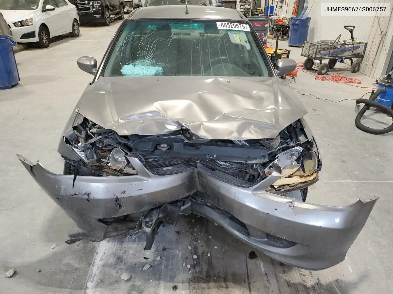 2004 HONDA CIVIC VIN JHMES96674S006757 — фото 5