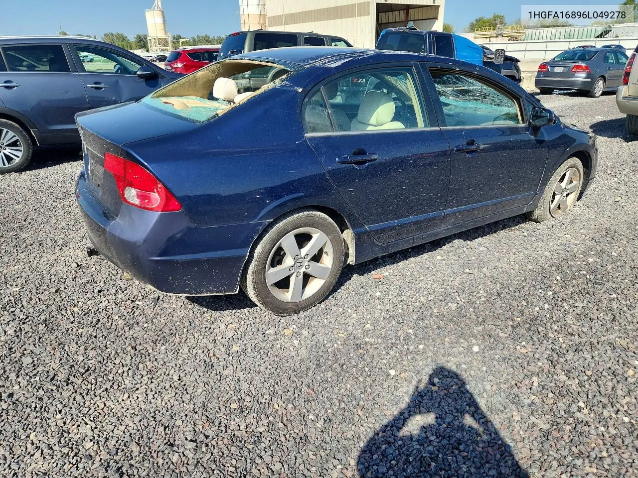 HONDA CIVIC 2006, VIN 1HGFA16896L049278