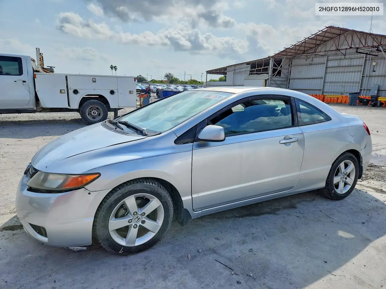 HONDA CIVIC 2006, VIN 2HGFG12896H520010