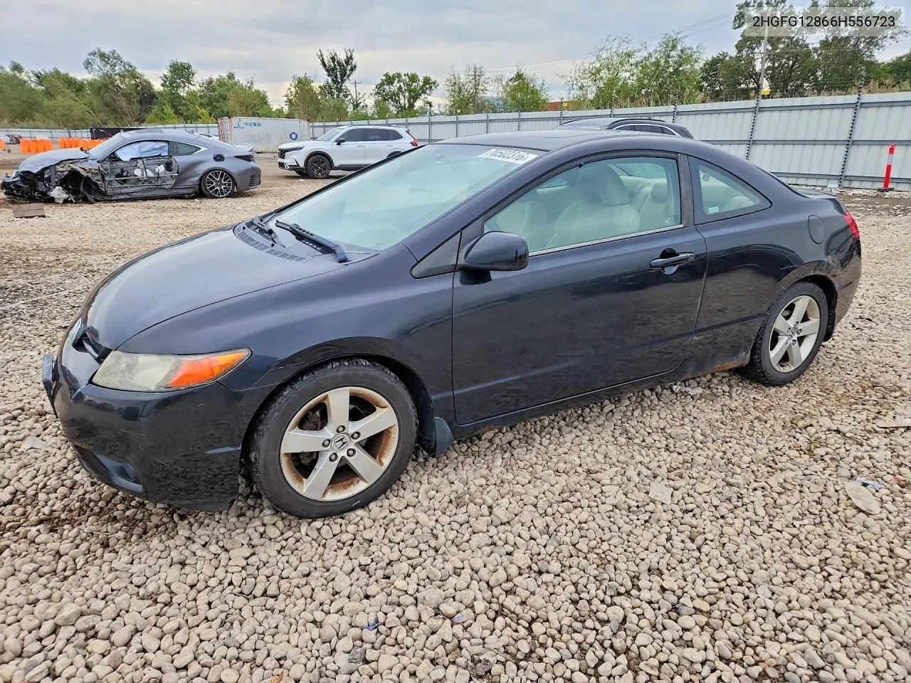 HONDA CIVIC 2006, VIN 2HGFG12866H556723