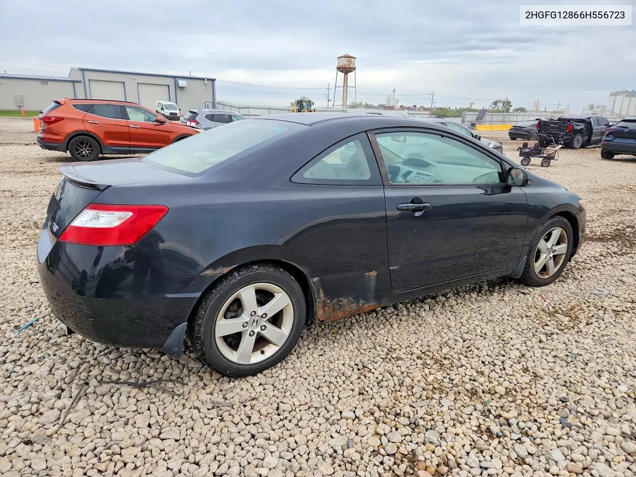 2006 HONDA CIVIC VIN 2HGFG12866H556723 — фото 3
