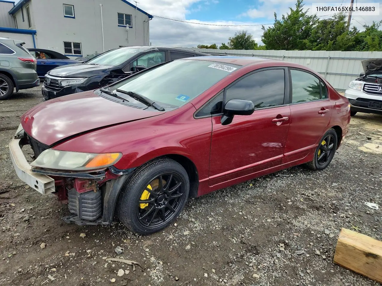 HONDA CIVIC 2006, VIN 1HGFA165X6L146883