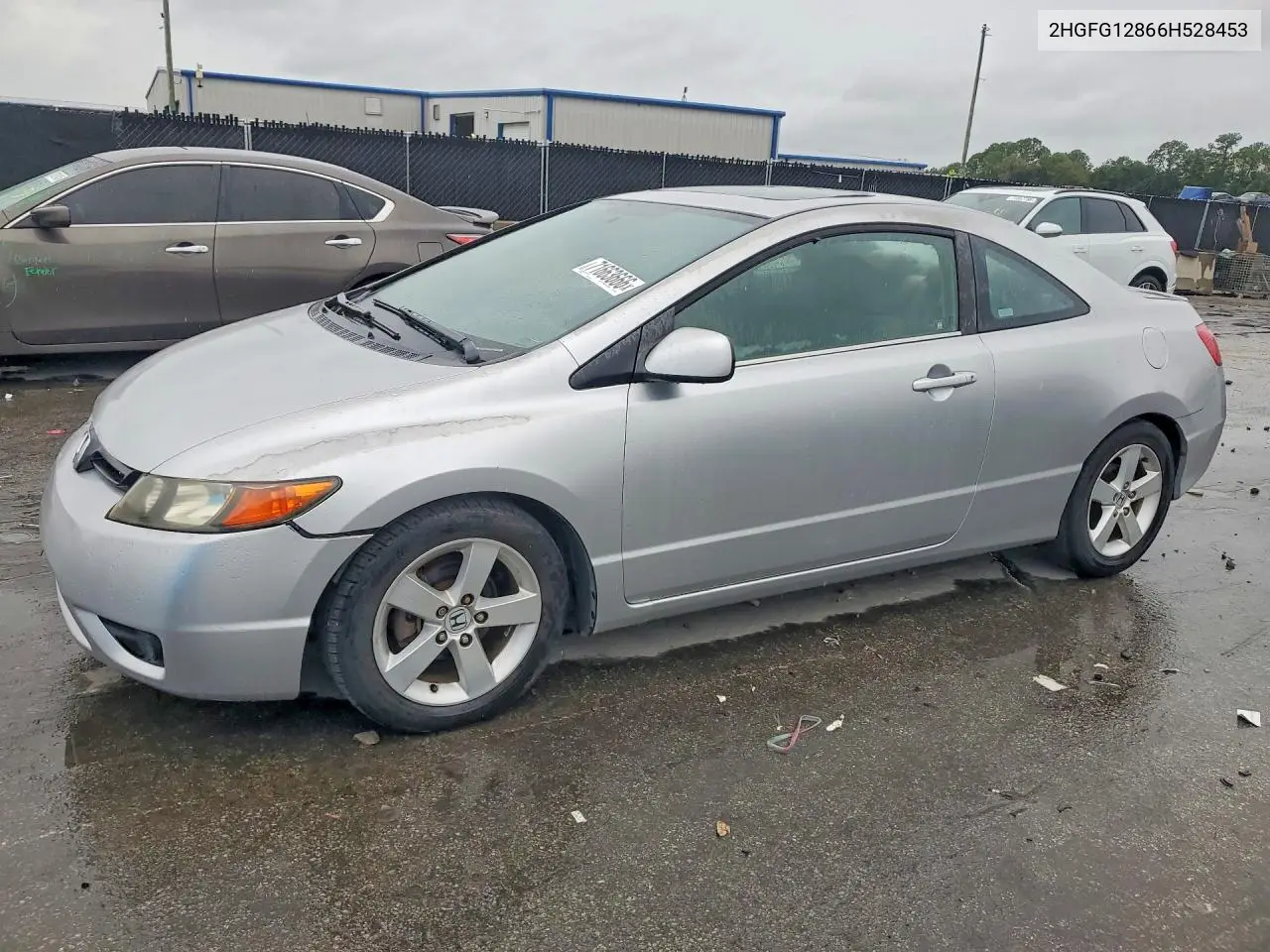 HONDA CIVIC 2006, VIN 2HGFG12866H528453