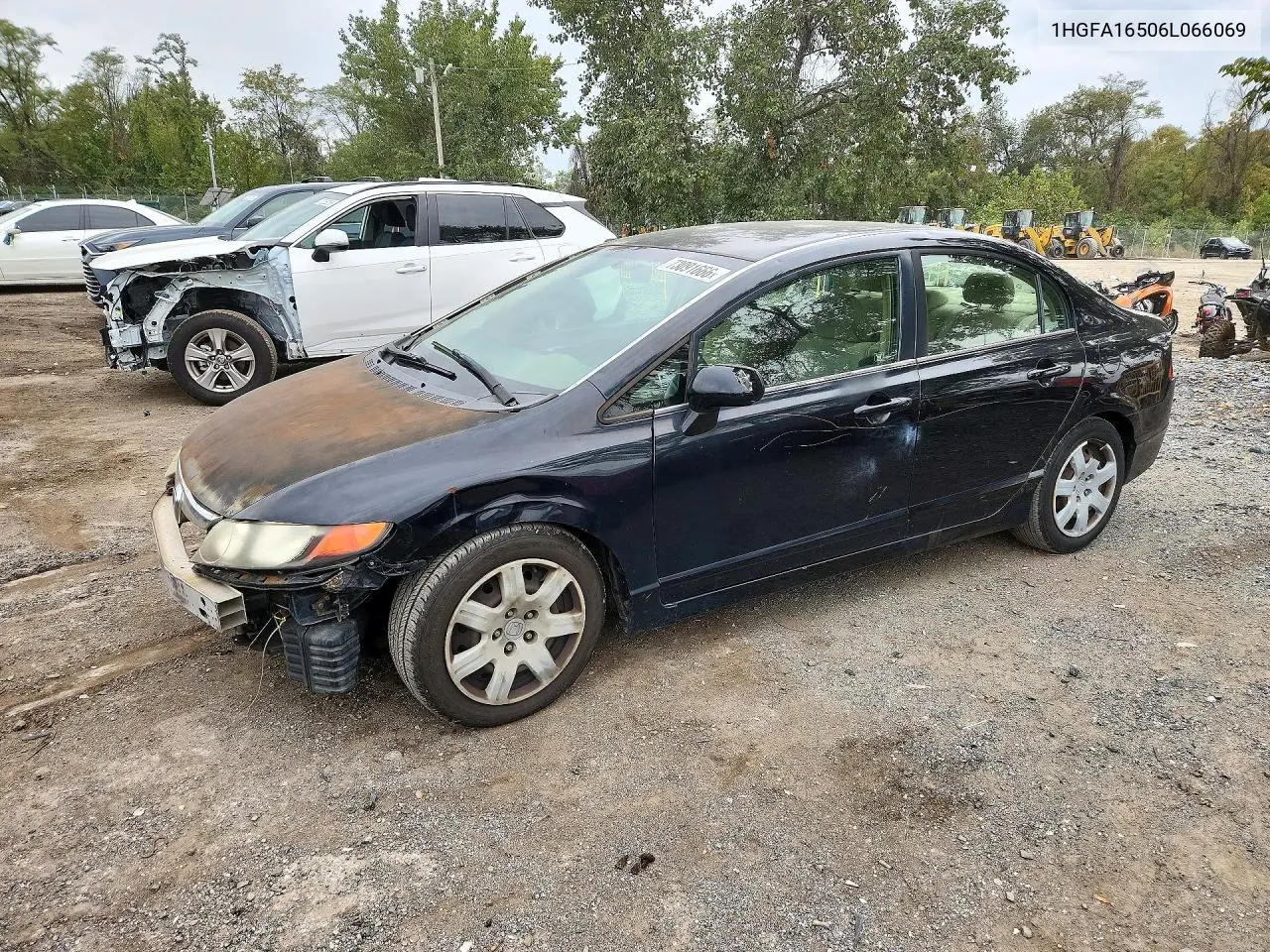 HONDA CIVIC 2006, VIN 1HGFA16506L066069