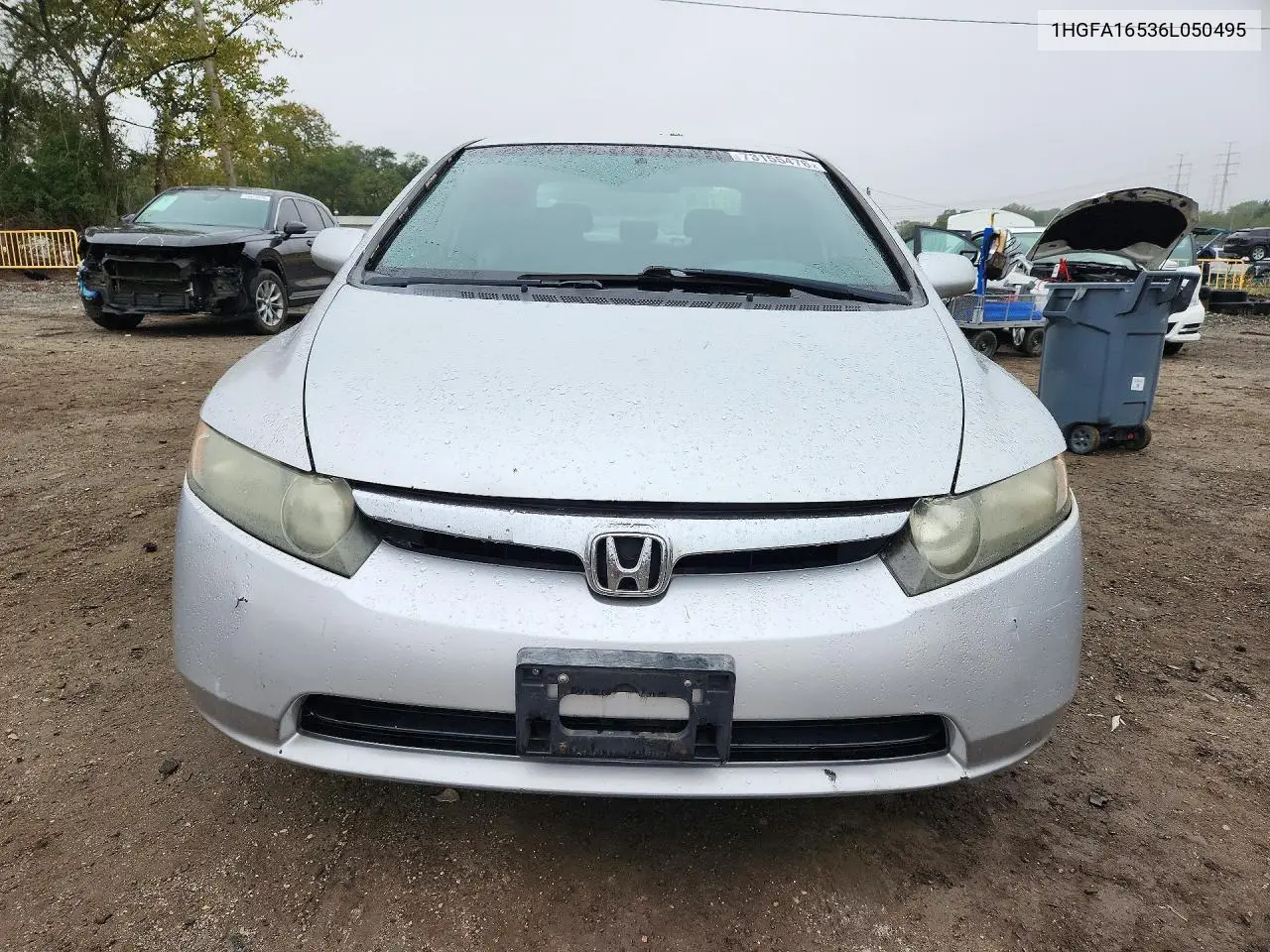 2006 HONDA CIVIC VIN 1HGFA16536L050495 — фото 5