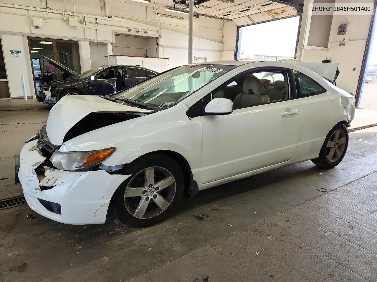 HONDA CIVIC 2006, VIN 2HGFG12846H501400