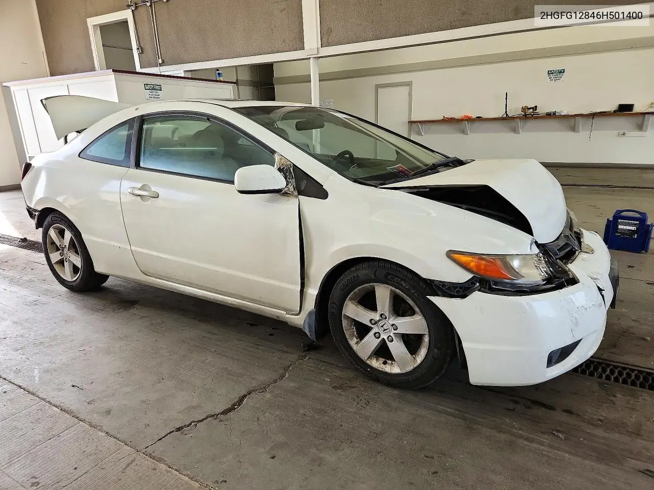2006 HONDA CIVIC VIN 2HGFG12846H501400 — фото 4